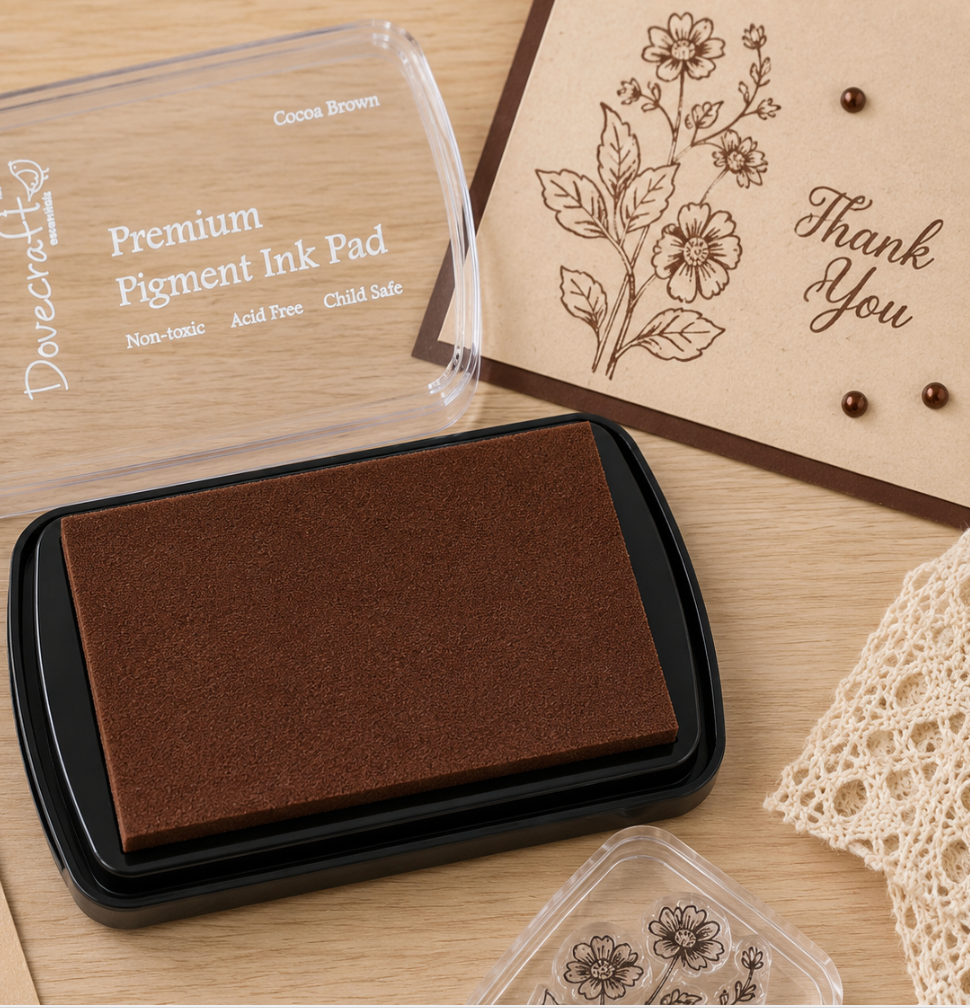 Dovecraft Pigment Ink Pad - Cocoa Brown