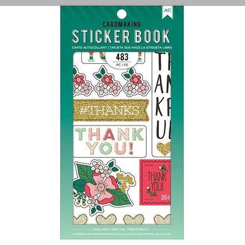 American Craft Sticker book Lots of Thanks