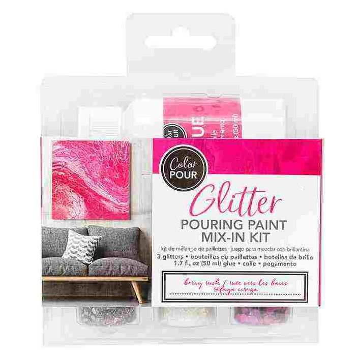 Color Pour Resin - Glitter Mix-In Kits - Berry Rush