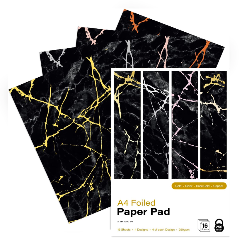 First Edition 21cm x 29.7cm A4 Foiled Paper Pad