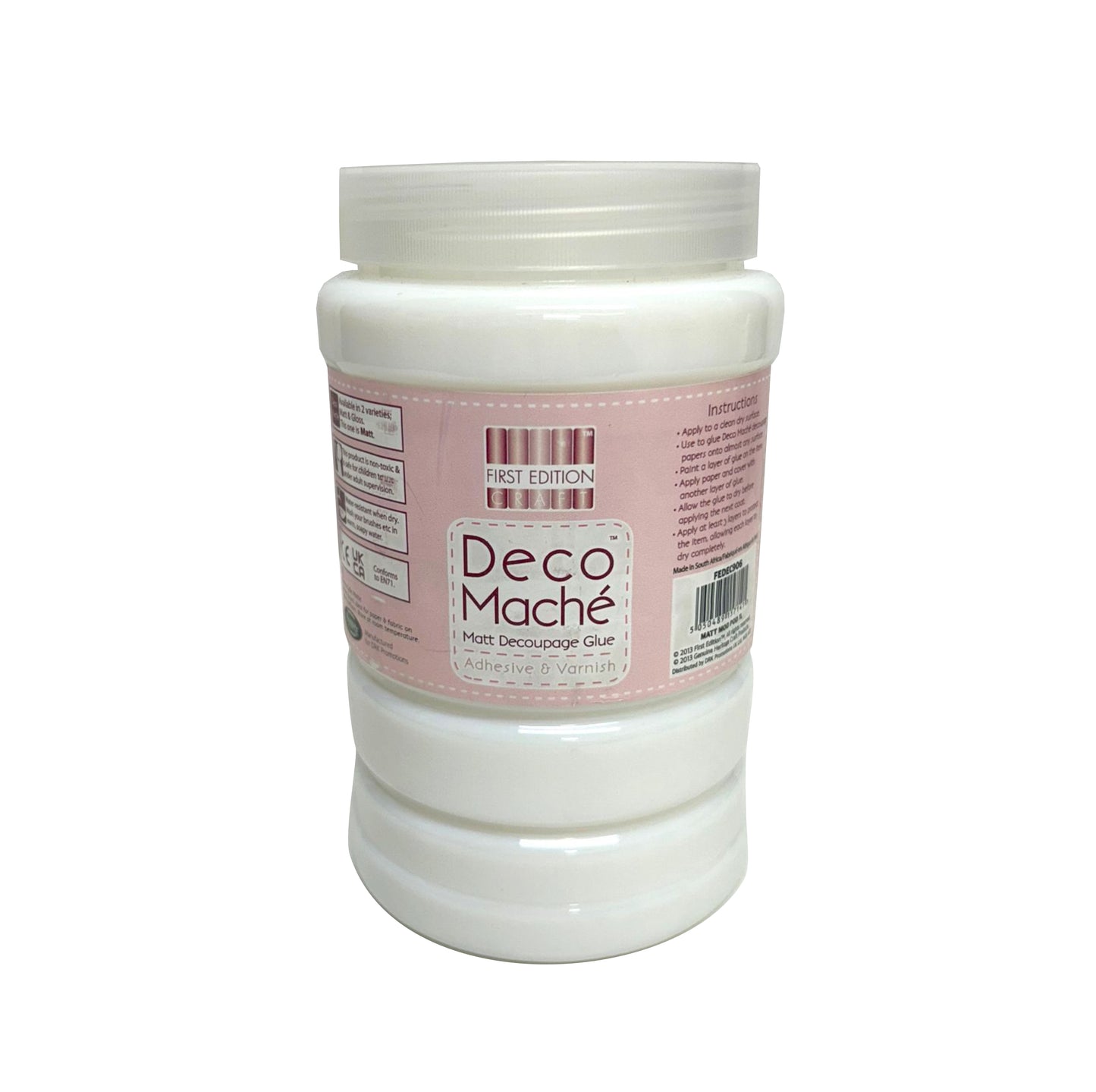 First Edition Deco Maché - Adhesive & Build-up Sealer 1L Matt
