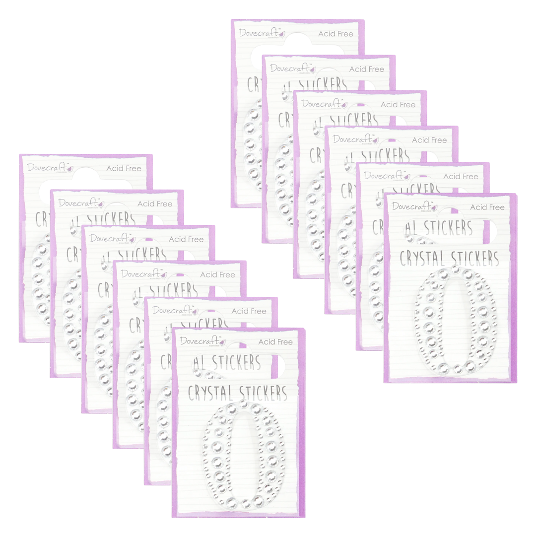 Dovecraft Crystal Stickers O
