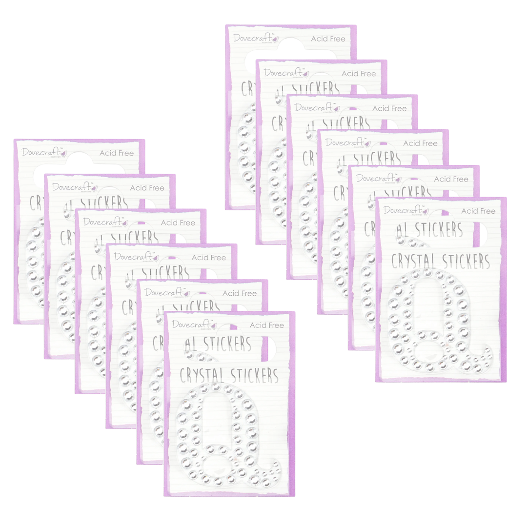 Dovecraft Crystal Stickers Q