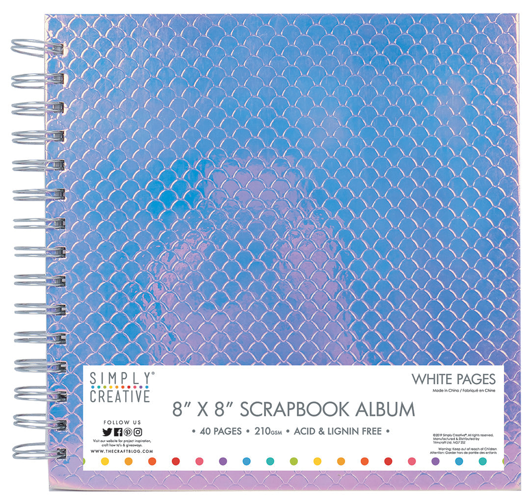 Simply Creative Albums 8x8 Scales Pink