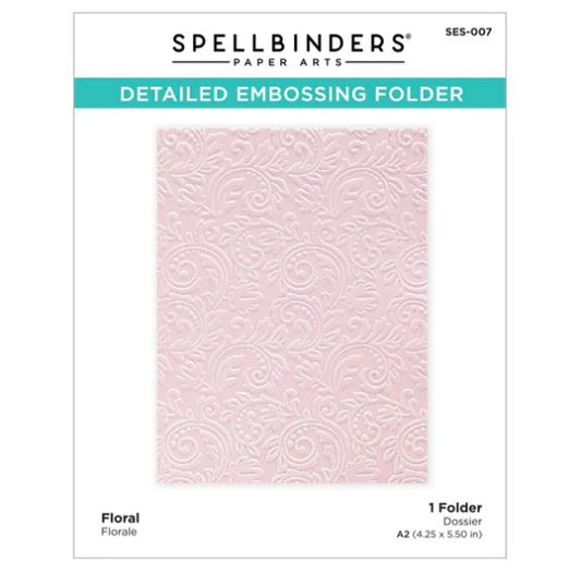 Spellbinders Embossing Folder Small-Floral
