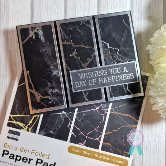 Blog by Dani_Doodles - First Edition Mable Foiled Paper card