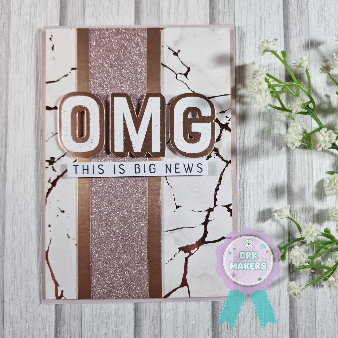 Blog Post By Dani_Doodles _ Metallic Paper Card