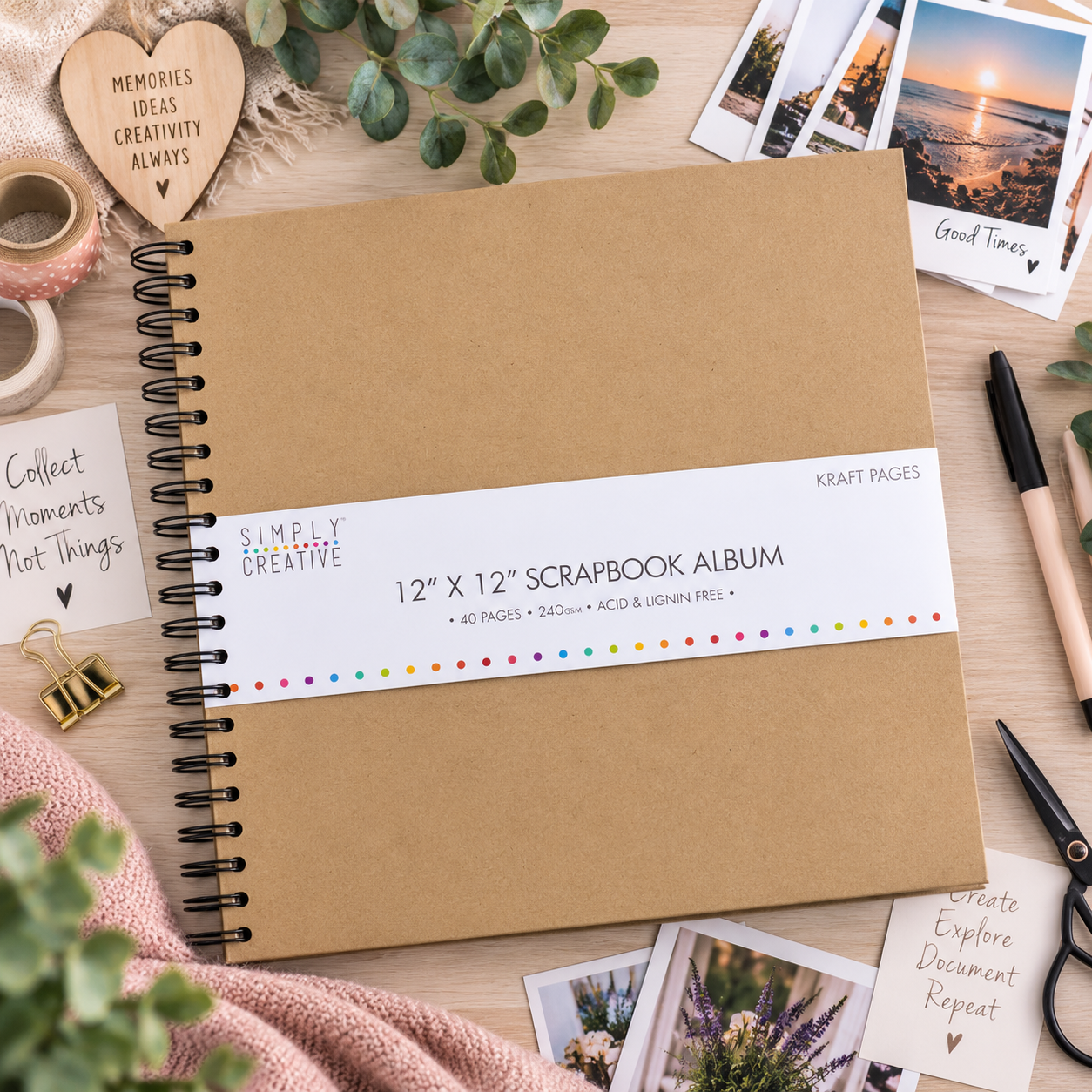 Simply Creative Album 12x12 - Plain