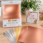 Dovecraft Metallic Smooth A4 Card Pack x 8 Sheets