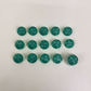 Sparks 22mm buttons - Mint - 15pieces