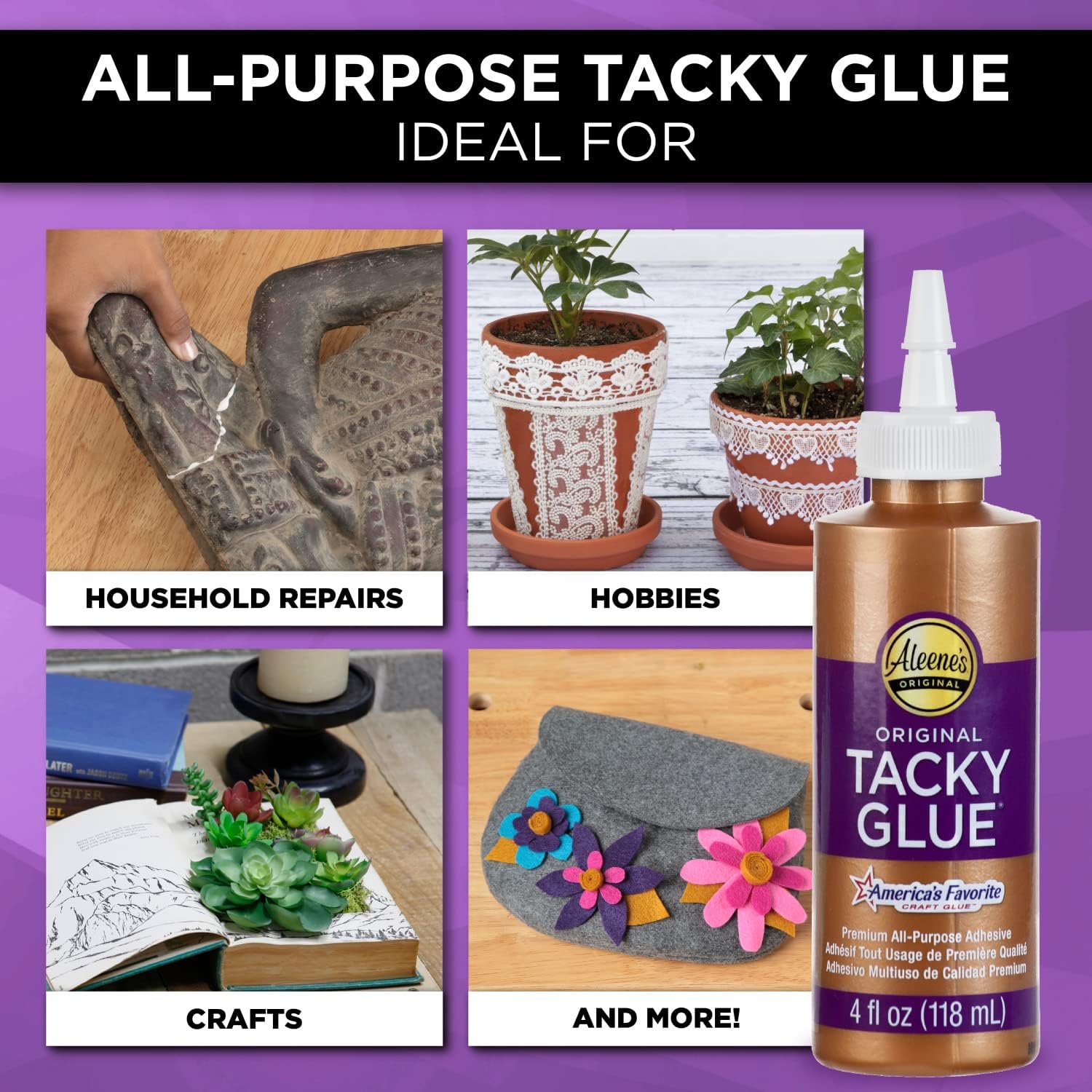 Aleene's Aleenes Permanent Fabric Glue 2 oz - Fabric Glue & Adhesives - Crafts & Hobbies