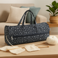 HobbyGift Knitting Storage Bag – Deco Print | Yarn & Crochet Project Tote