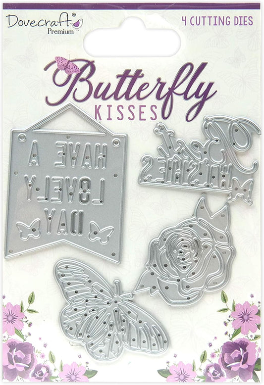 Dovecraft Premium Butterfly Kisses Steel Cutting Die