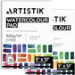 Artistik Watercolour Pad 9x12” – 300gsm Cold Press Paper (2 Pack)