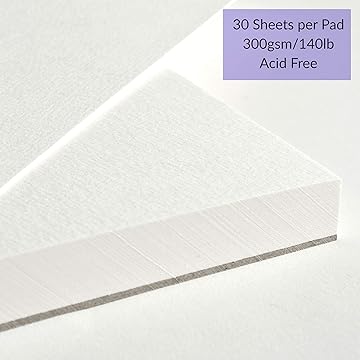 Artistik Watercolour Pad 9x12” – 300gsm Cold Press Paper (2 Pack)