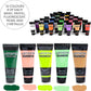 Artistik 32 Colour Acrylic Paint Set with Brushes – 22ml Tubes