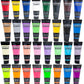 Artistik 32 Colour Acrylic Paint Set with Brushes – 22ml Tubes