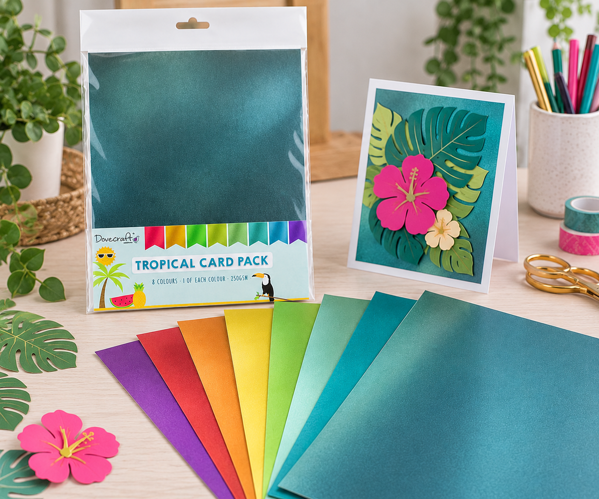 Dovecraft Tropical Card Pack