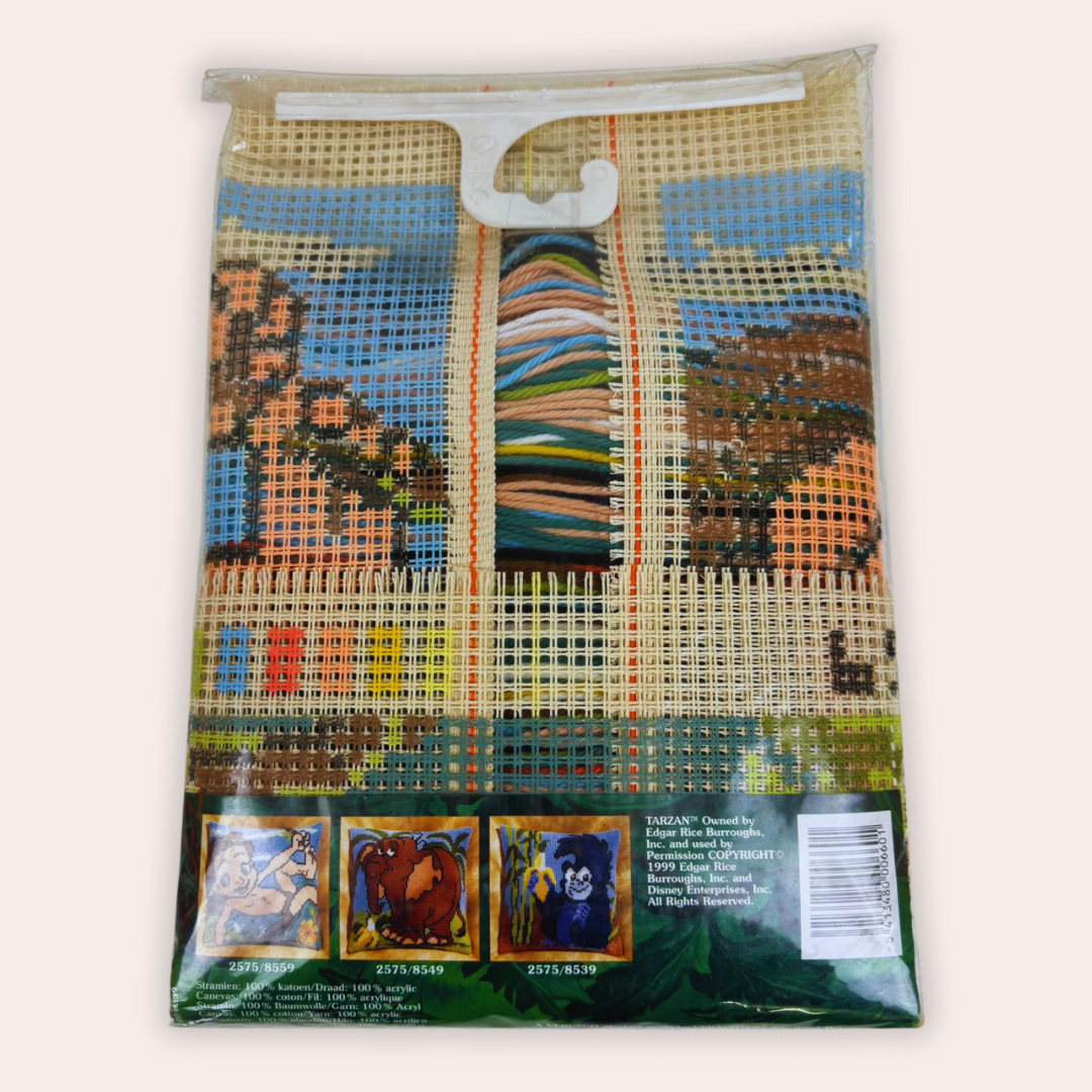 Vervaco - Cross Stitch Cushion Front Kit - Tarzan - Disney