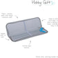 Hobby Gift Knitting Needle Case – Knit Happens Design (13 × 44 × 4 cm)