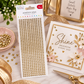 Simply Creative 6mm Gems - Gold - 504 Pieces