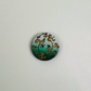 Coco Print 25mm buttons - Green 15pieces