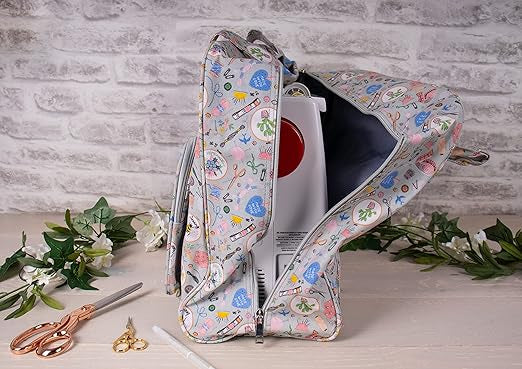 Hobby Gift Sewing Machine Bag – Homemade Print – Extra Large (20 x 43 x 37 cm) – Matt PVC Coated