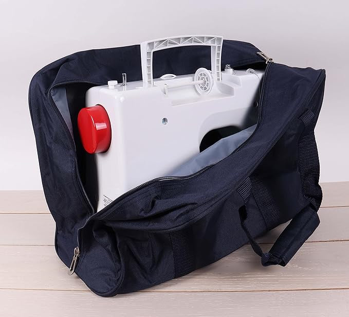 Hobby Gift Plain Sewing Machine Bag – Universal Fit | Padded & Water-Resistant Carry Case with Front Pocket