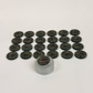 Army Print 15mm buttons - Green - 25pieces