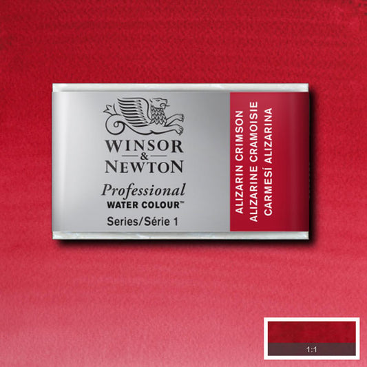 Winsor & Newton Alizarin Crimson Whole Pan - S1 Professional Watercolour - Winsor & Newton at DRK Crafts