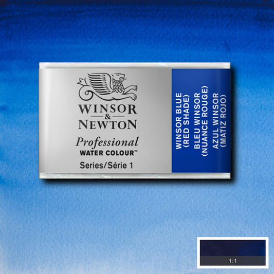 Winsor Blue Red Shade Whole Pan - S1 Professional Watercolour - Winsor & Newton at DRK Crafts