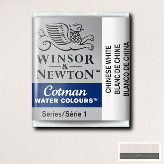 Winsor & Newton Cotman Watercolour Half Pan Chinese White - Winsor & Newton at DRK Crafts