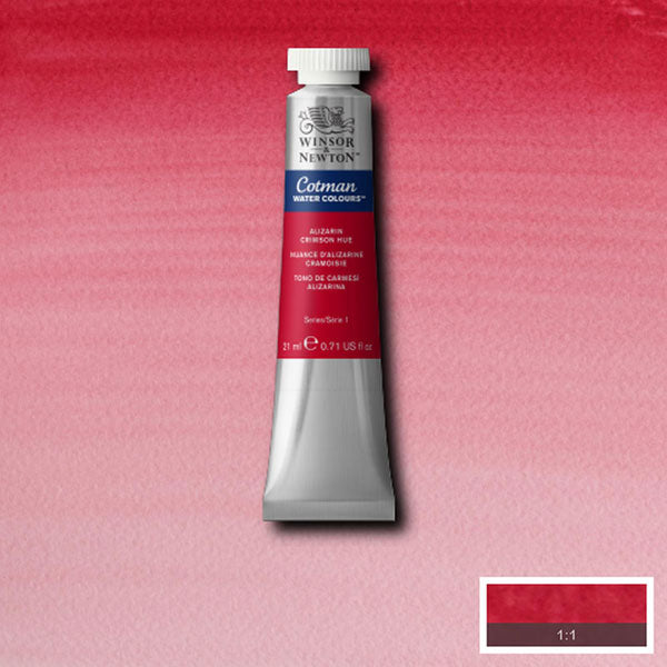 Winsor & Newton Cotman Watercolour Alizarin Crimson Hue 21ml - Winsor & Newton at DRK Crafts