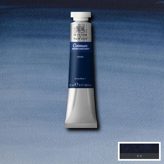 Winsor & Newton Cotman Watercolour Indigo 21ml - Winsor & Newton at DRK Crafts