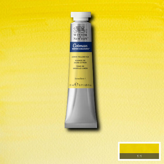 Winsor & Newton Cotman Watercolour Lemon Yellow Hue 21ml - Winsor & Newton at DRK Crafts