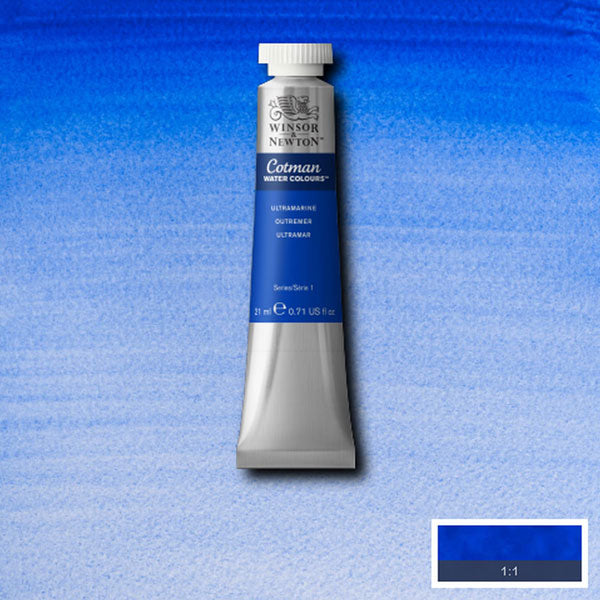 Winsor & Newton Cotman Watercolour Ultramarine 21ml - Winsor & Newton at DRK Crafts