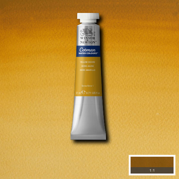 Winsor & Newton Cotman Watercolour Yellow Ochre 21ml - Winsor & Newton at DRK Crafts