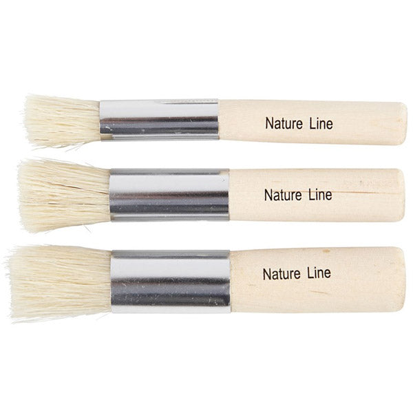 Create Crafts Stencil brushes 11+14+17mm 3 asstd