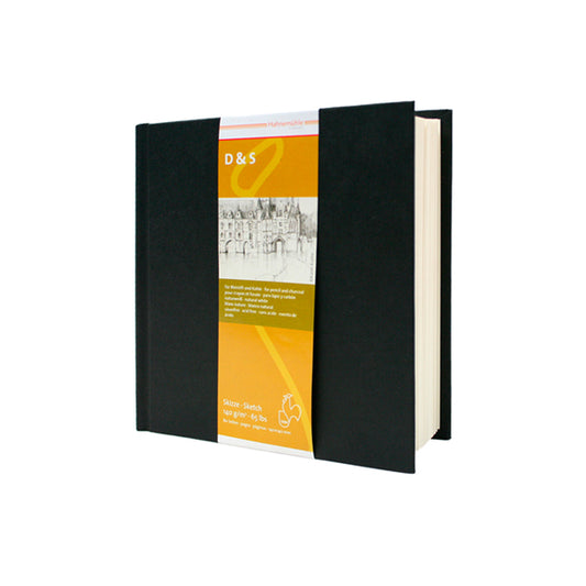 Hahnemuhle D&S Square Sketchbook 140g – 14 x 14cm – Black