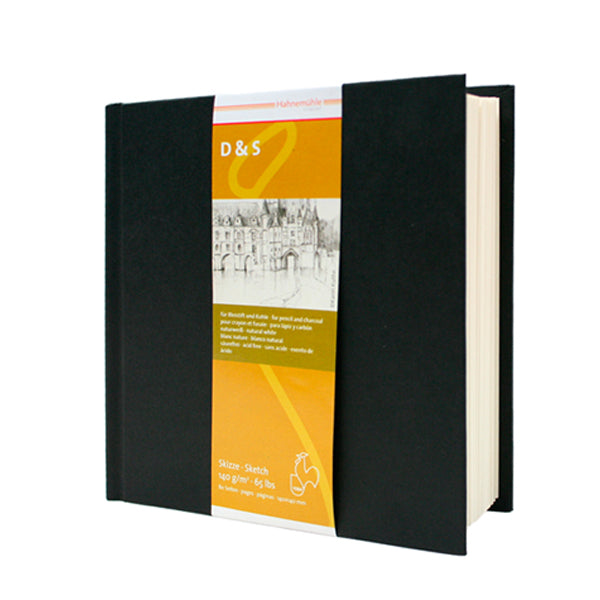 Hahnemuhle D&S Square Sketchbook 140g – 19.5 x 19.5cm – Black