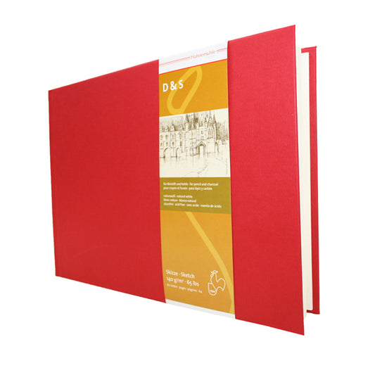 Hahnemuhle D&S Landscape Sketchbook 140g – A4 – Red