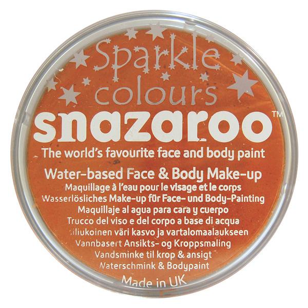Snazaroo Face Paint 18ml Sparkle Orange