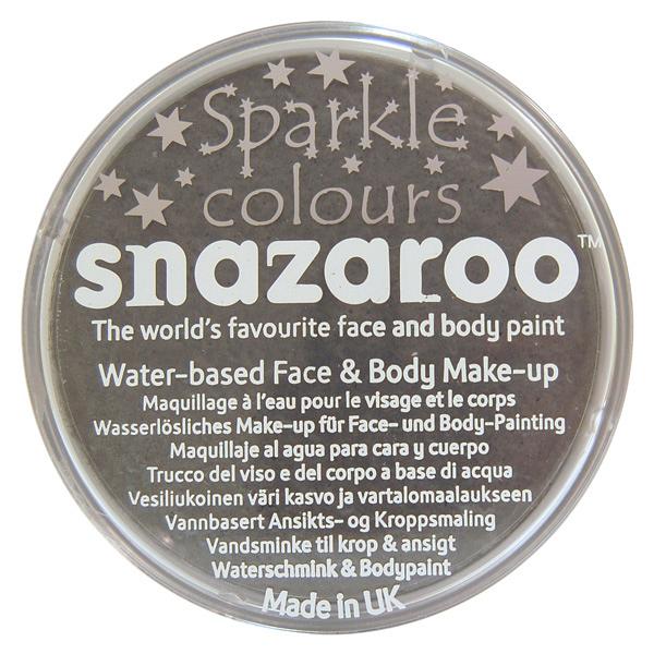 Snazaroo Face Paint 18ml Sparkle Gunmetal Grey