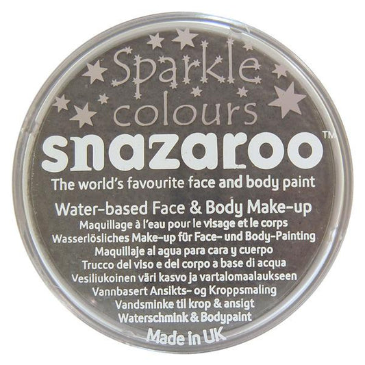Snazaroo Face Paint 18ml Sparkle Gunmetal Grey