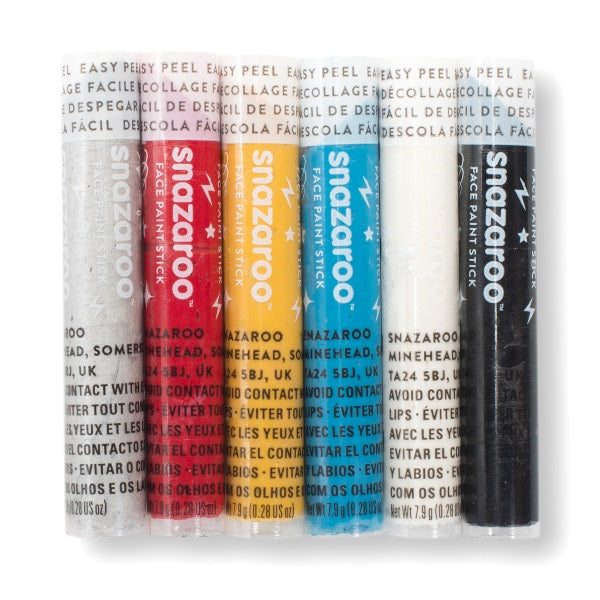 Snazaroo Face Paint Boys 6 Face Paint Sticks