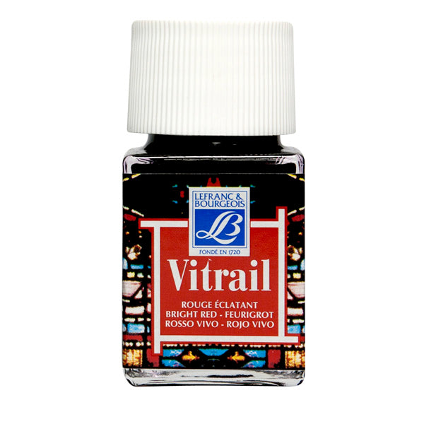 Lefranc Bourgeois 50ml Bright Red - Vitrail