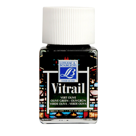 Lefranc Bourgeois 50ml Olive Green - Vitrail