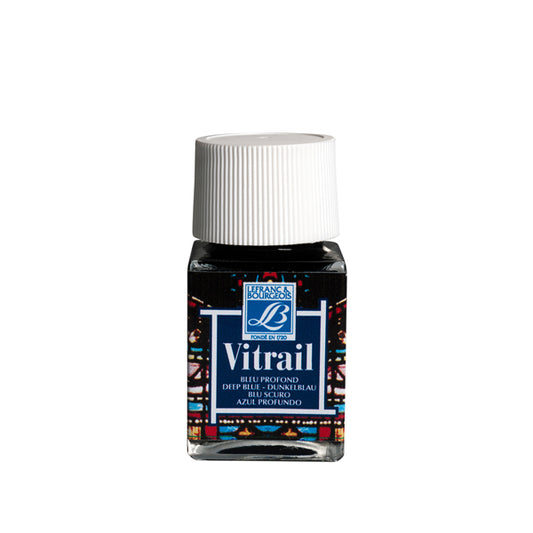 Lefranc Bourgeois 50ml Deep Blue - Vitrail