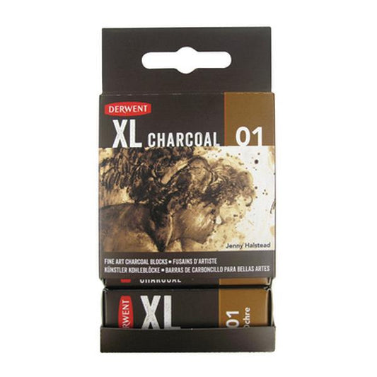 Derwent XL Charcoal Block Ochre