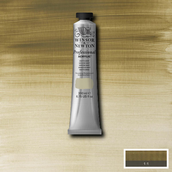 Winsor & Newton PAC 200ml Davys Grey - Winsor & Newton at DRK Crafts